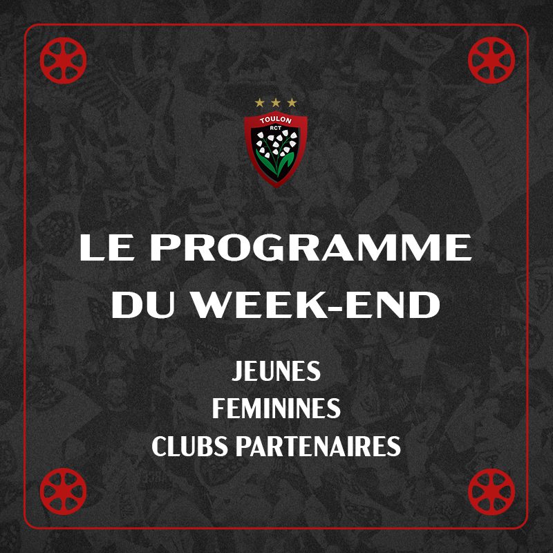 Jeunes, féminines et clubs partenaires : le programme du week-end !