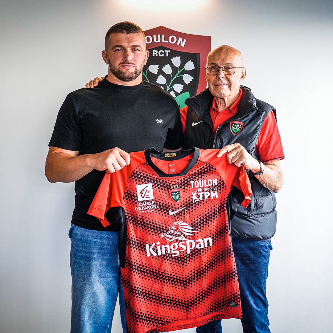 Giorgi Javakhia rejoint le Rugby Club Toulonnais