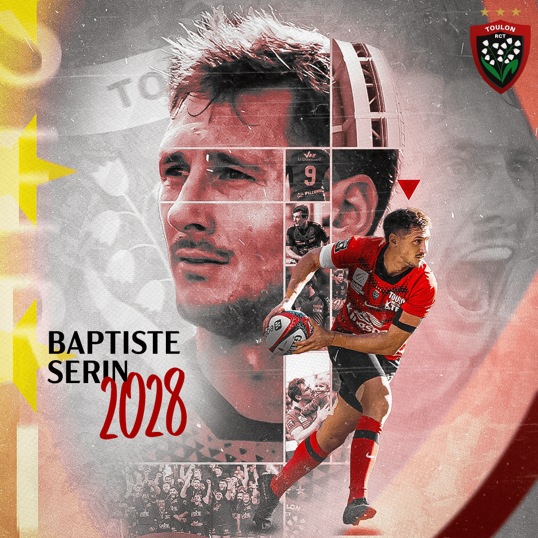 Baptiste Serin, Toulonnais jusqu’en 2028 !