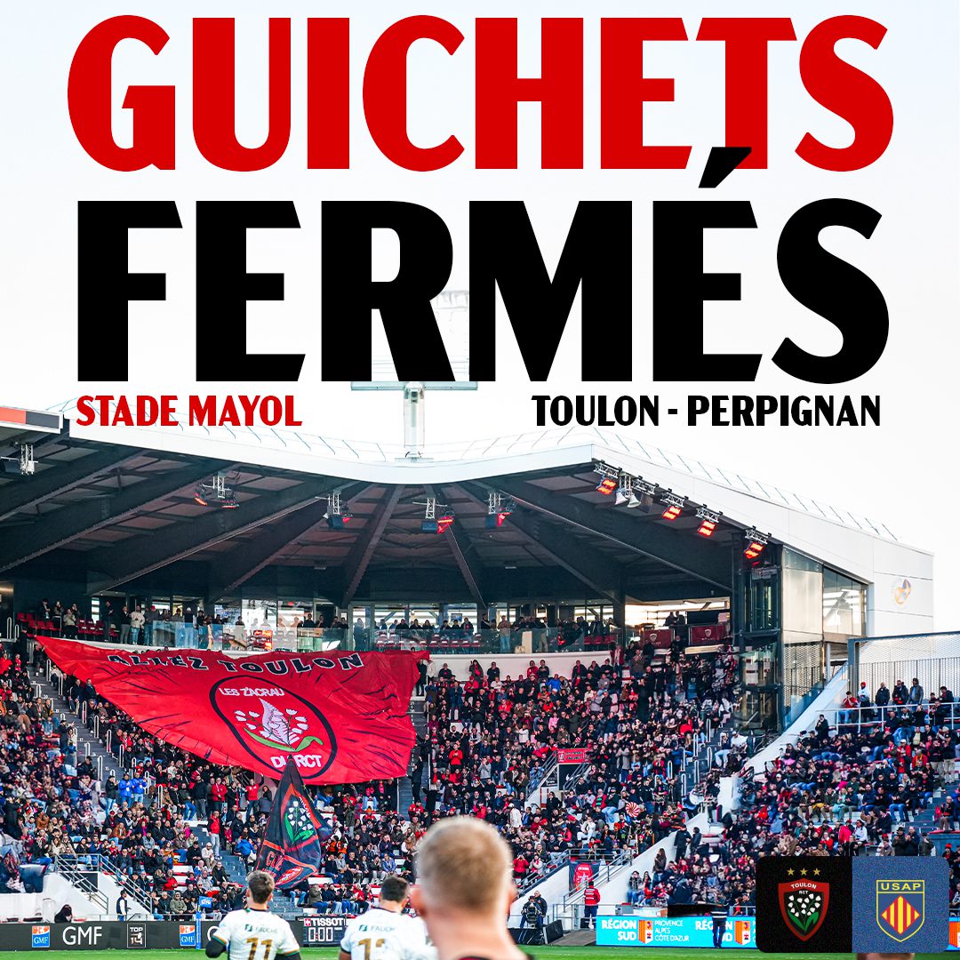 RCT – USAP : Mayol à guichets fermés, la plateforme de revente activée !