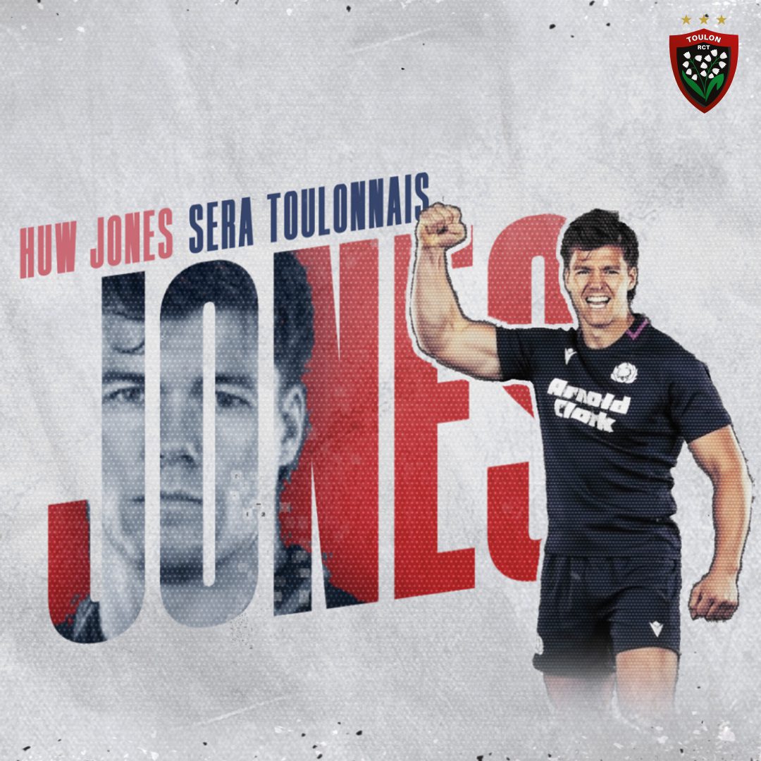 Huw Jones s’engage avec le RCT pour les deux prochaines saisons