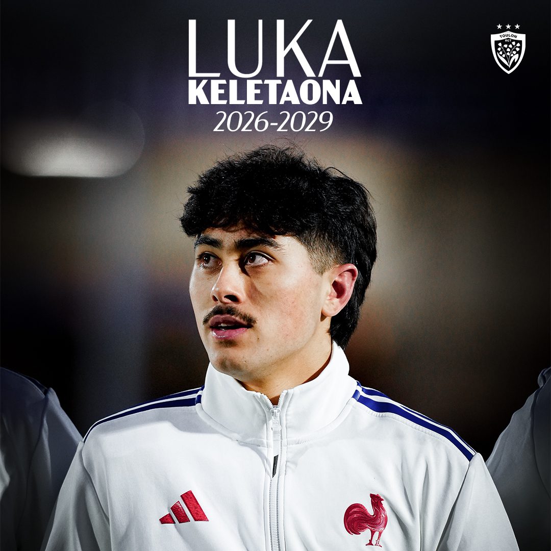 Luka Keletaona s’engage avec le RCT jusqu’en 2029