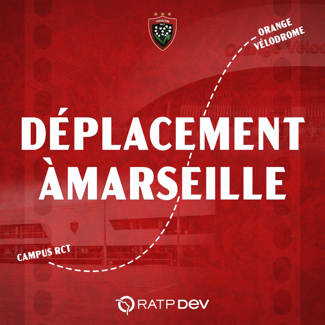 Toulon – Toulouse : réservez votre place dans les bus RCT !