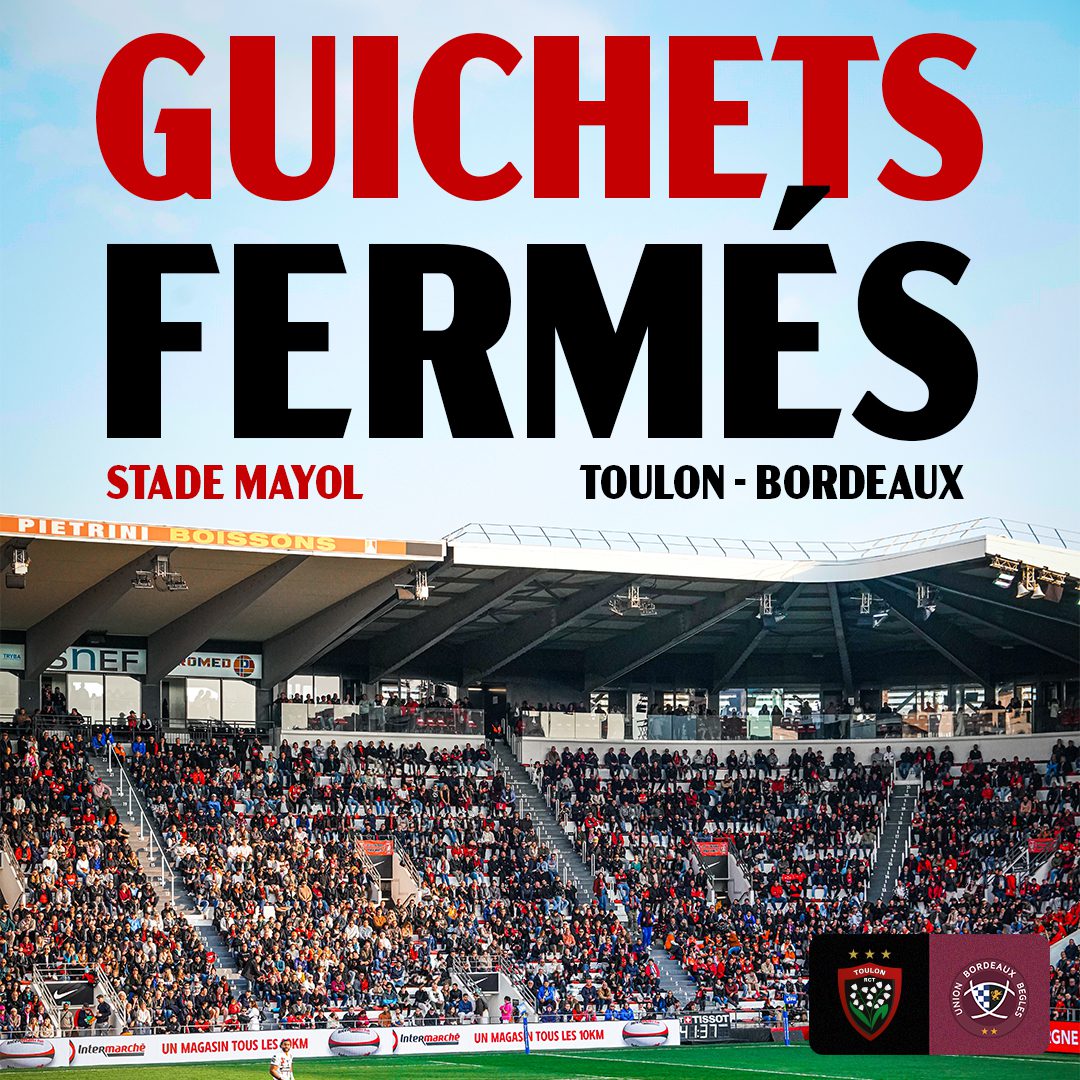 RCT – UBB : Mayol à guichets fermés, la plateforme de revente activée !