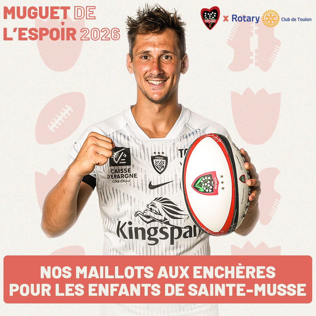 Le RCT mobilisé pour les enfants malades : une vente aux enchères solidaire lors du choc face à Toulouse au Stade Vélodrome