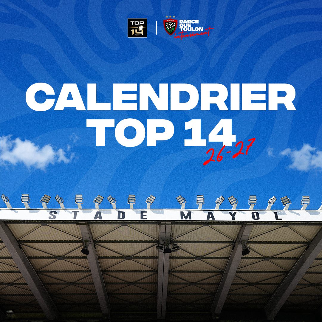 Top 14 2026-2027 : le calendrier est connu !