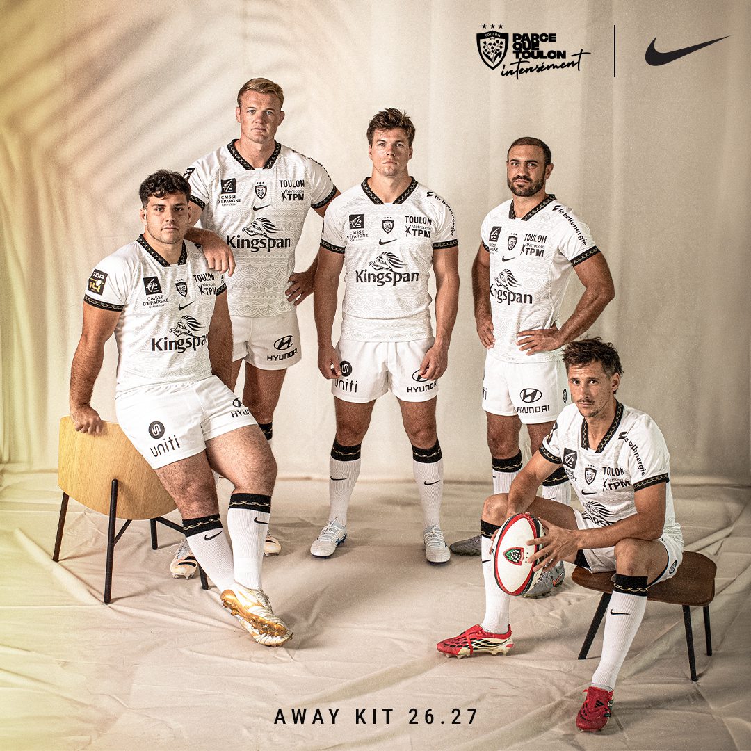 RCT x NIKE : le maillot extérieur célèbre les plages du Mourillon