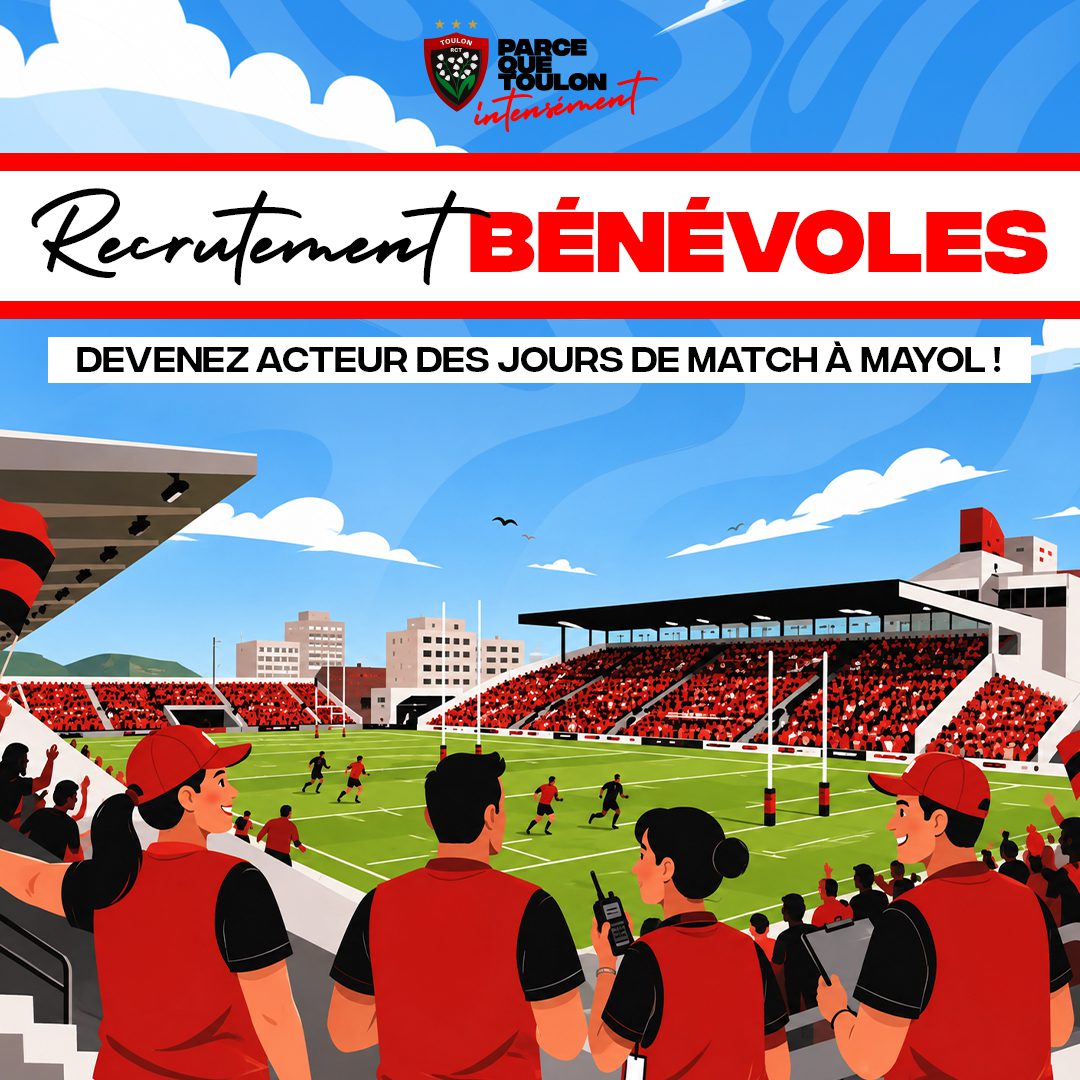 Devenez acteur des jours de match à Mayol !