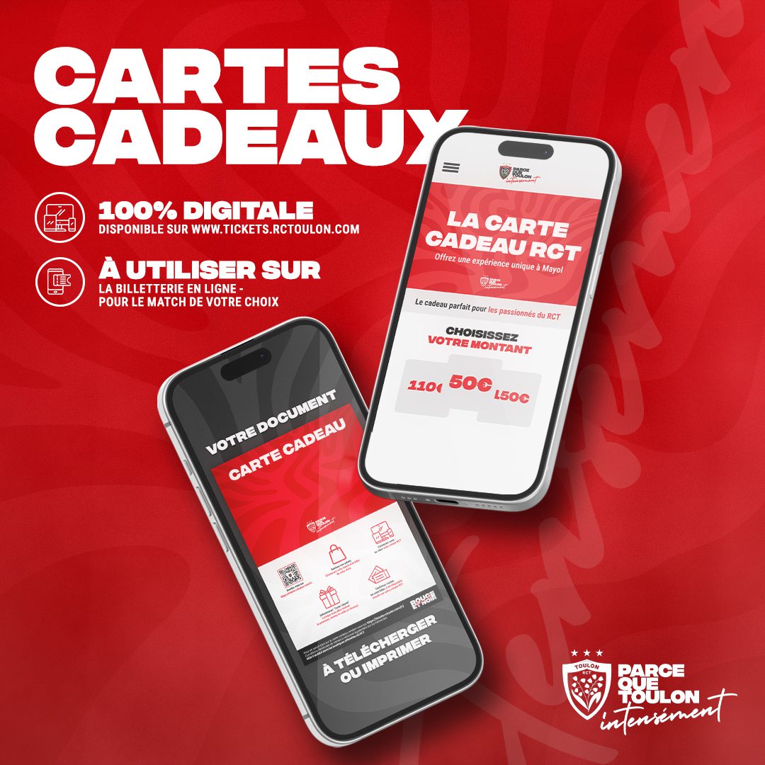 Offrez l’émotion d’un match du RCT !