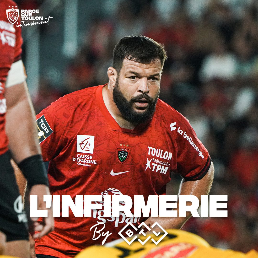 Infirmerie : le point sur les blessés avant Toulon – Vannes !