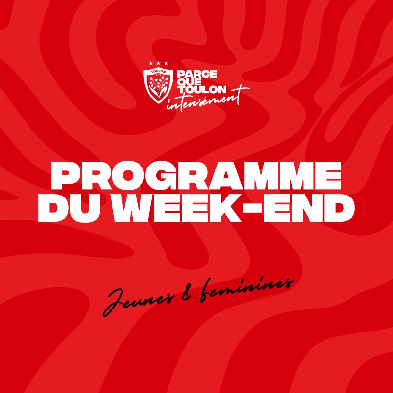 Jeunes et féminines : le programme du week-end !