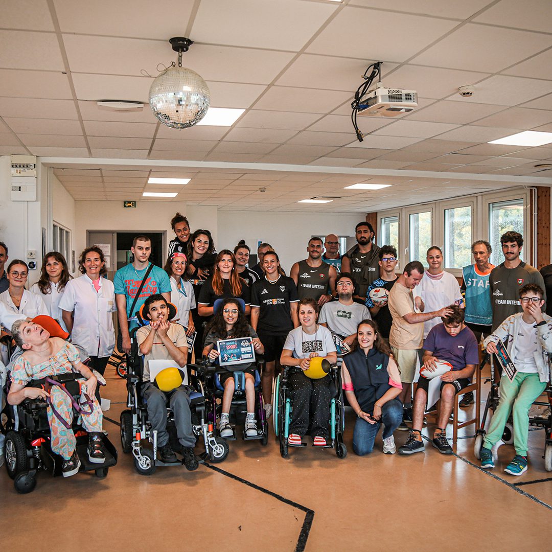 Semaine du sport à l’hôpital : le RCT et le RCTPM à la rencontre des enfants de l’iME Olbia